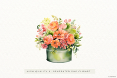 Floral Gift Box PNG Clipart Product Image 1