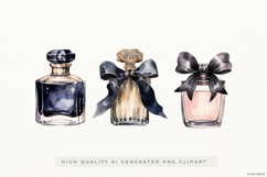 Elegant Perfume Bottle Illustrations PNG Clipart Product Image 1