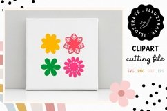 Flower Clipart | Flower SVG Clipart | Floral SVG Product Image 1