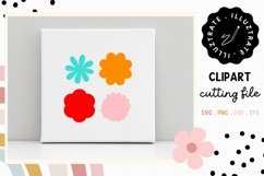 Flower Clipart | Flower SVG Clipart | Floral SVG Product Image 1
