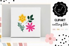 Flower Clipart | Flower SVG Clipart | Floral SVG Product Image 1