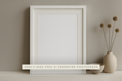 Neutral Frame and Vase Mockup Product Image 1