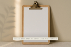 Clipboard with Paper Mockup Product Image 1