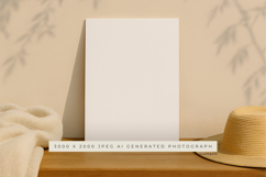 Outdoor Frame with Hat and Blanket Mockup Product Image 1