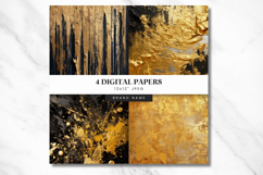 Canva Digital Paper Cover Template 4 Pattern Display Layout Product Image 4