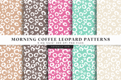 Morning Coffee Leopard Digital Patterns Product Image 2