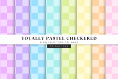Totally Pastel Checkered Digital Pattern Product Image 2