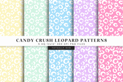 Candy Crush Leopard Digital Patterns Product Image 2