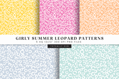 Girly Summer Leopard Digital Patterns Product Image 1