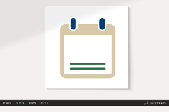 School Calendar SVG, Teacher Planner Schedule Clipart, Class Product Image 1