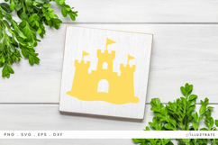 Sandcastle Clipart SVG Cut File Summer Clipart Product Image 1