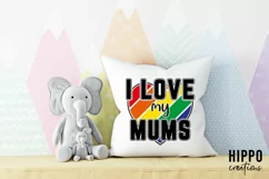 I love my Mums SVG design on a kids pillows