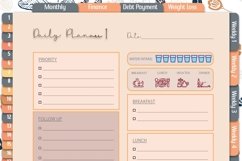 Monthly , Finance,Weight,Digital Planner Product Image 10