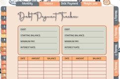 Monthly , Finance,Weight,Digital Planner Product Image 13