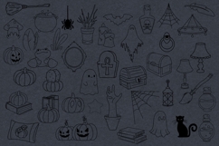 Halloween Scene Creator for Procreate 50 Stamps Product Image 5