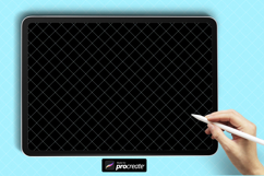 Diamond Grid Pattern Procreate Brush Product Image 2