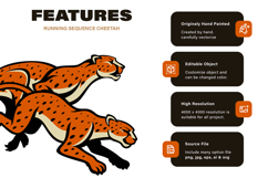 Running Sequence cheetah Product Image 2