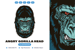 Angry Gorilla Head Product Image 1