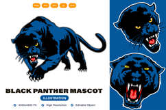 Black Panther Mascot Product Image 1