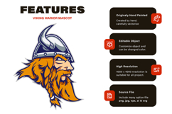 Viking Warrior Mascot Product Image 2
