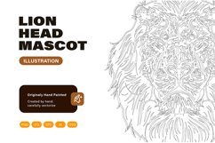 Lion Head Mascot Product Image 4