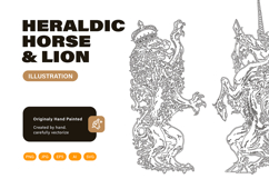 Heraldic Horse and Lion Product Image 4