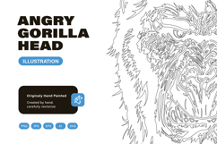 Angry Gorilla Head Product Image 4