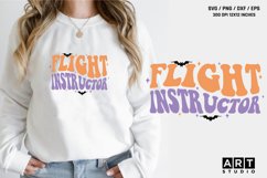 Flight Instructor Halloween SVG | Halloween Spooky T shirt Product Image 1