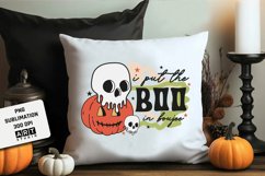 Halloween PNG Sublimation, Iput the boo in boujee PNG Product Image 1
