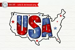 USA PNG,4th Of July Sublimation, American Sublimation PNG Product Image 2