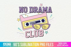 Retro Sublimation Png, 90'S Sublimatin Png, Stickers PNG Product Image 1