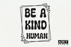 Mothers Day Svg, Mothers Day, Be a kind human, Svg files Product Image 2