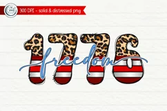 1776 Freedom PNG, 4th Of July Sublimation PNG Product Image 2