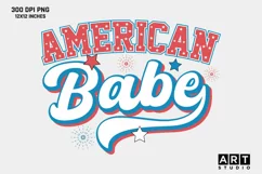 4th of july sublimation, American Baby 4th of july PNG Product Image 1