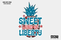 4th Of July Sublimation, Sweet Land Of Liberty 4th Of July Product Image 1