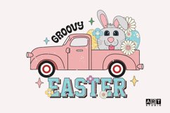 Groovy Easter Sublimation, Easter Sublimation, Easter, Retro Product Image 2