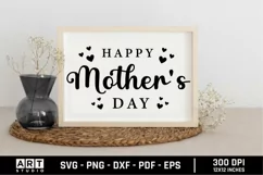 Happy Mother's Day | Mothers Day Signs SVG | Mothers Day Product Image 1