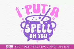 Halloween SVG PNG, Halloween spell SVG, Halloween witch svg Product Image 1