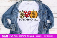 Halloween sublimation | peace love fall sublimatilon Product Image 1