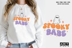 Spooky Babe SVG | Halloween SVG Designs | SVG Cut Files Product Image 1