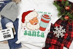 Christmas sublimation, Retro santa christmas png sublimation Product Image 2