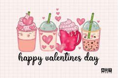 Happy Valentines Day - Coffee Valentines Sublimation Product Image 1