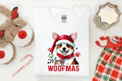 Christmas Dog Sublimation - Merry Woofmas PNG Sublimation Product Image 2