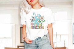 I Am So Eggcited Sublimation | Retro Easter Sublimation Product Image 2