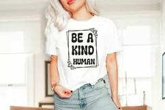 Mothers Day Svg, Mothers Day, Be a kind human, Svg files Product Image 3