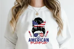 4th Of July | All American Mama |Patriotic SVG Design Product Image 2