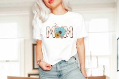 Retro Flower Mom PNG Sublimation Product Image 2