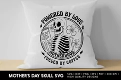 Mothers day skull svg, mothers day coffee svg designs Product Image 3