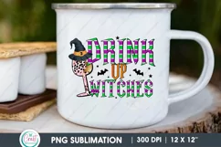 Halloween Sublimation, Drink up witches png, t shirt design Product Image 2