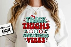 Retro Christmas PNG, Thick thighs christmas vibes png Product Image 3